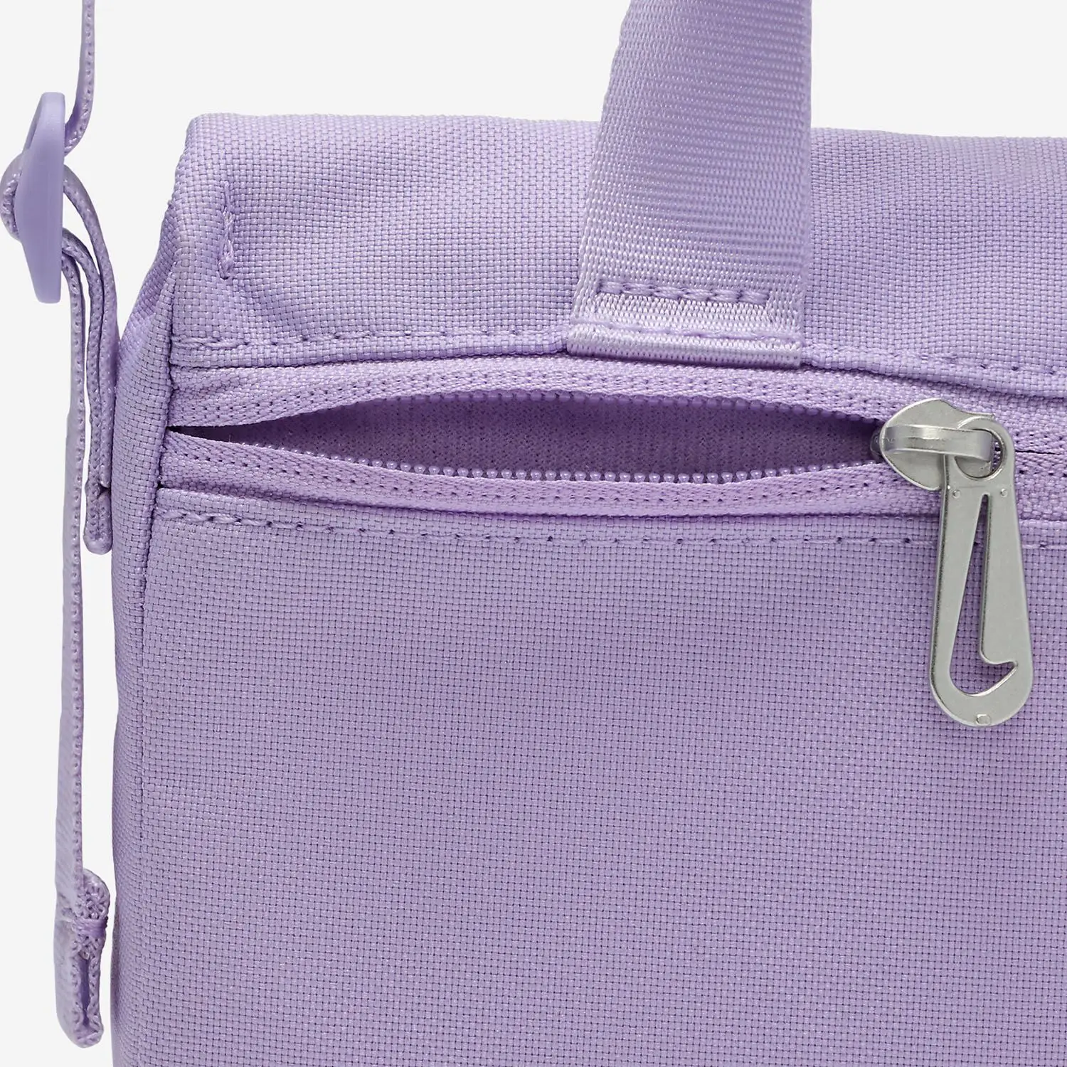 Nike Small Shoulder Bag with Adjustable Strap, Zipper Closure, Compact and Lightweight, Single Shoulder Crossbody Bag, Women's Model, Purple Fq5815-515