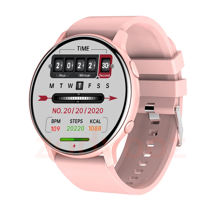 ZOZ 2022 New Smart Watch Men Full Touch Screen Sport Fitness Watch IP67 Waterproof Bluetooth For Android ios smartwatch Men+box 