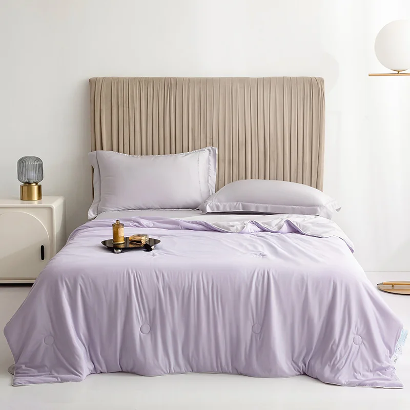 High Quality Cooling Blankets Smooth Air Condition Comforter Lightweight Summer Quilt with Double Side Cold  Cooling Fabric 11