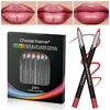12Pcs/Set Waterproof Pencil Lipstick Set Pen Matte Lip Liner Long Lasting Makeup Pens Easy to Wear Non-stick Cup Cosmetics Kits 1