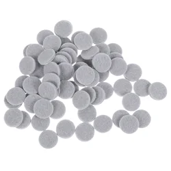 100 Pcs Foot Pad Felt Non- Pads Furniture Feet Anti Adhesive Round Felt Furniture Pad