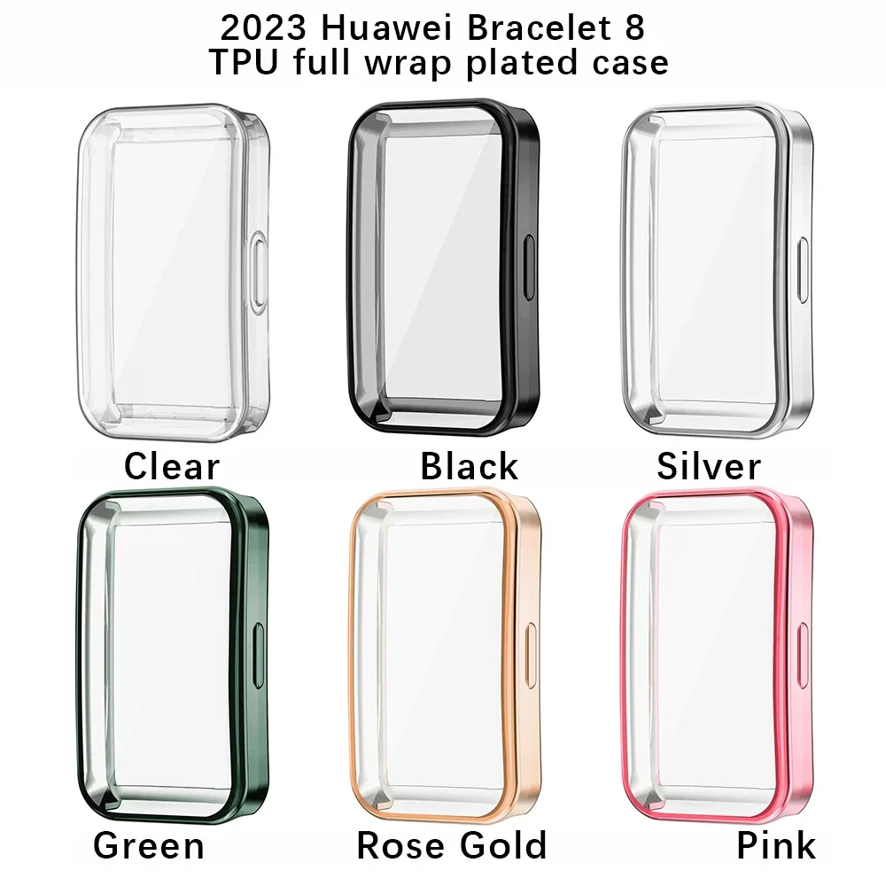 Premium Protective Screen Bumper Case - Full Coverage Soft TPU Shield for Wearable Devices Accessories