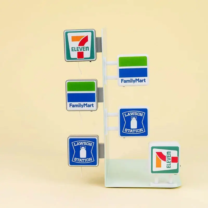 Mini Magnetic Fridge Stickers Convenience Store Light Signs Home Decor