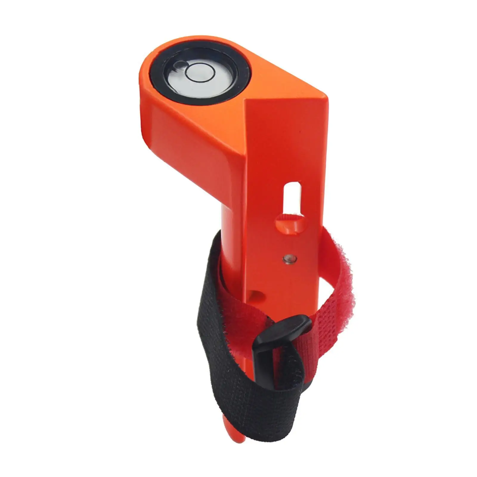 Aluminum Grade Rod Level Bubble Level for Round or Square Rods Tower Ruler Orange