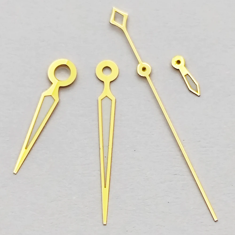 Silver, Rose-Gold, and Gold Luminous Watch Hands - Premium Accessory for Timepiece Customization
