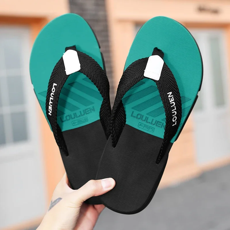 High quality brand men flip flops summer beach flip flops men fashion breathable casual men Beach slippers summer outdoor