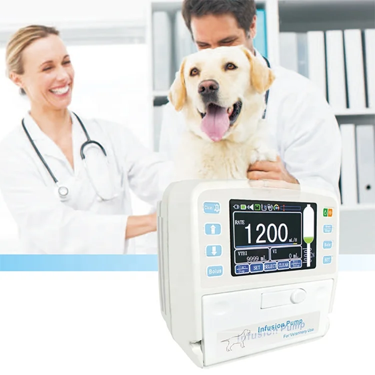 Volumetric Automatic High Quality IV Infusion Pump Set for Veterinary contec sp750vet digital veterinary infusion pump medical device pet ues