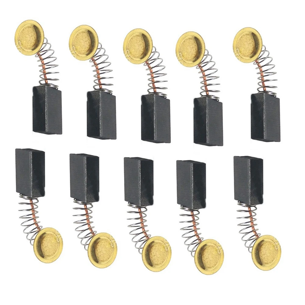 10Pcs Carbon Brushes Replacement Part For 251 Marble Machine Polishing Machine Angle Grinder Motor Carbon Brushes Power Tools