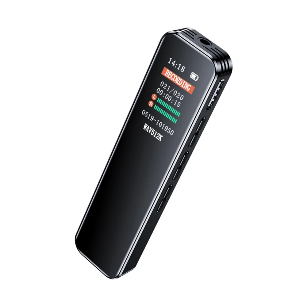 Voice Recorder Portable Digital MP3 Records Audio 512Kbps Recording Work Lectures Meetings Interviews