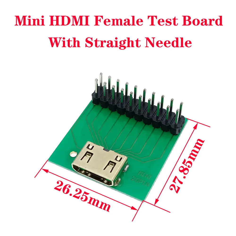 HDMI-compatibile DP Mini 20Pin A tipo 19pin PCB placcato oro scheda Bond Wires guarnizioni connettore presa HDMI Test del sedile femmina