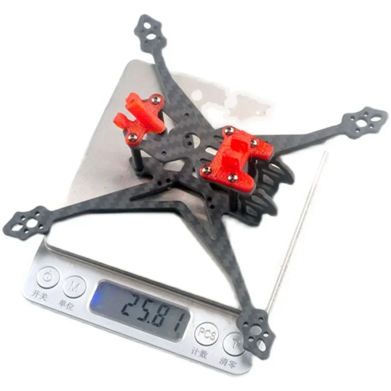 Kit cadre drone FPV course Crux35 3.5" Happymodel fibre carbone