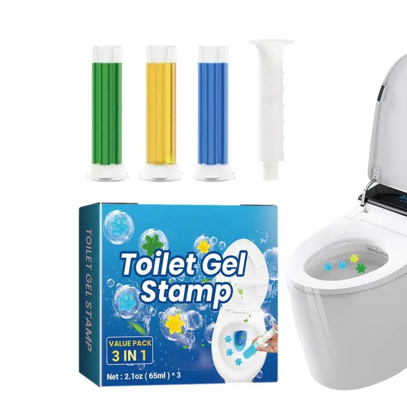 

Scent Toilet Cleaner Bathroom Deodorizer Toilet Flower Cleaner Gel Freshening Scent Cleaning Odor Urine Stains Descaling Cleaner