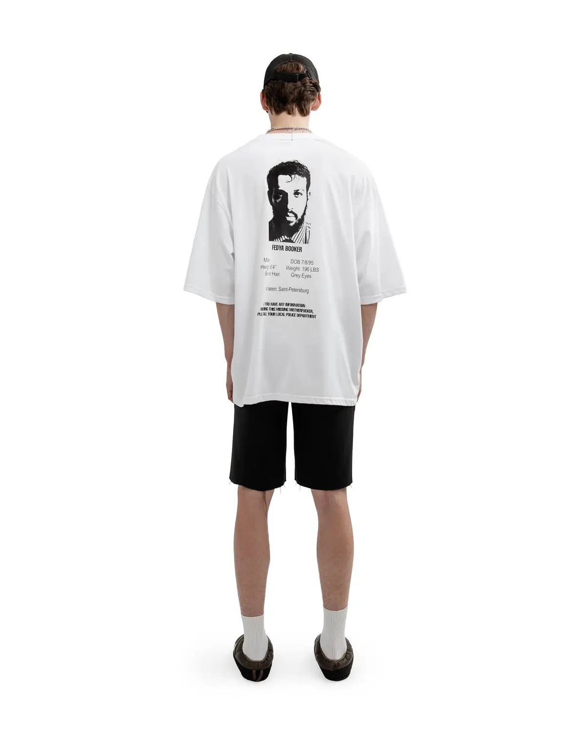 Hip Hop Streetwear Men Tshirt Oversized Short Sleeve GDE PAPA Graphic Print Y2k Tops Tee Harajuku Goth Aesthetic Clothing Cotton
