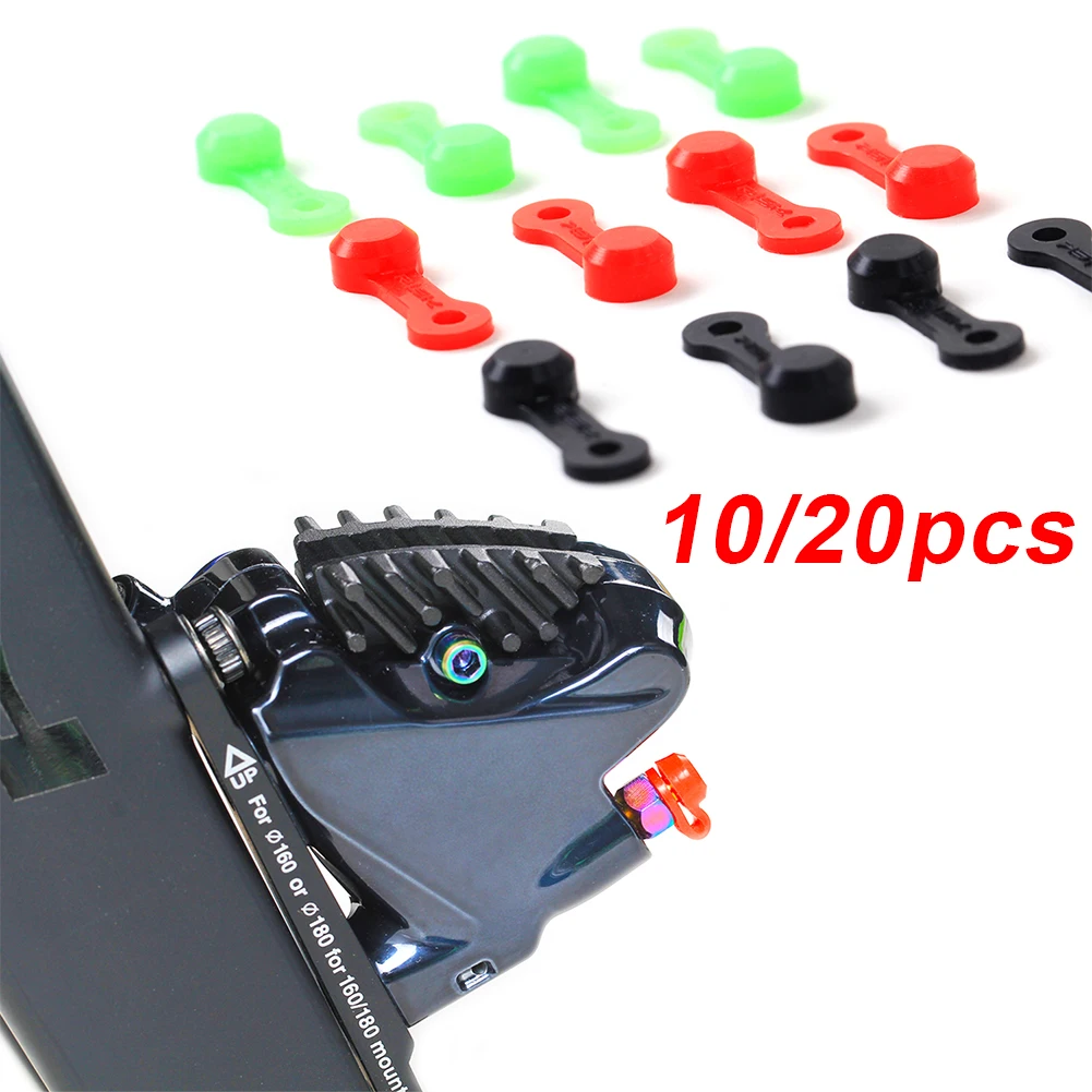 

10/20pcs Silica Gel MTB Bike Bleed Nipple Cover Dust Cap Mountain Bicycle Oil Nipple Set For XT Oil Disc Brake Clamp Accessories
