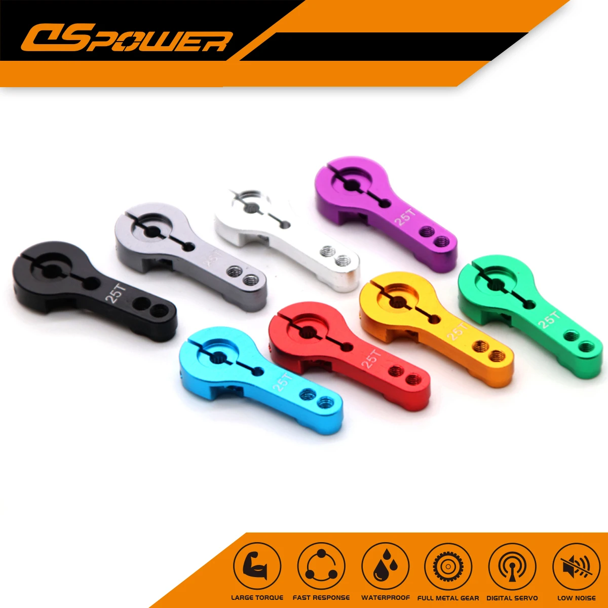 2 Bocinas M3 De Metal Rc De 25 T Para Futaba Savox Xcore Hd | Cuotas Sin Interés - Foto 2