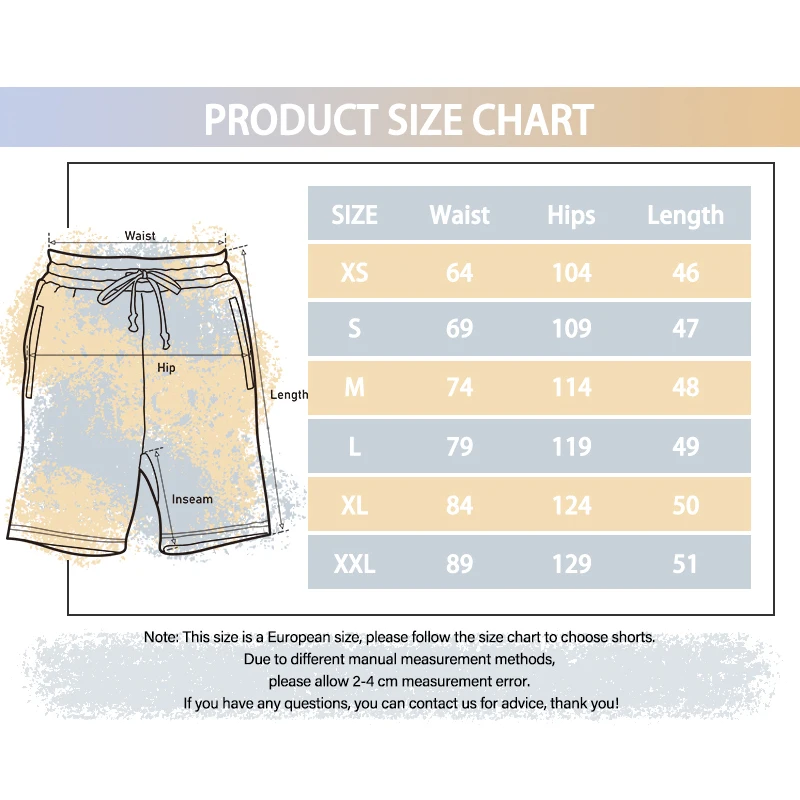 Heavywood Mens Tie Dye Shorts Sports Cycling Gym Sweatshorts Man Jogger Fitness Running Streetwear Loose 100% Cotton Home Shorts