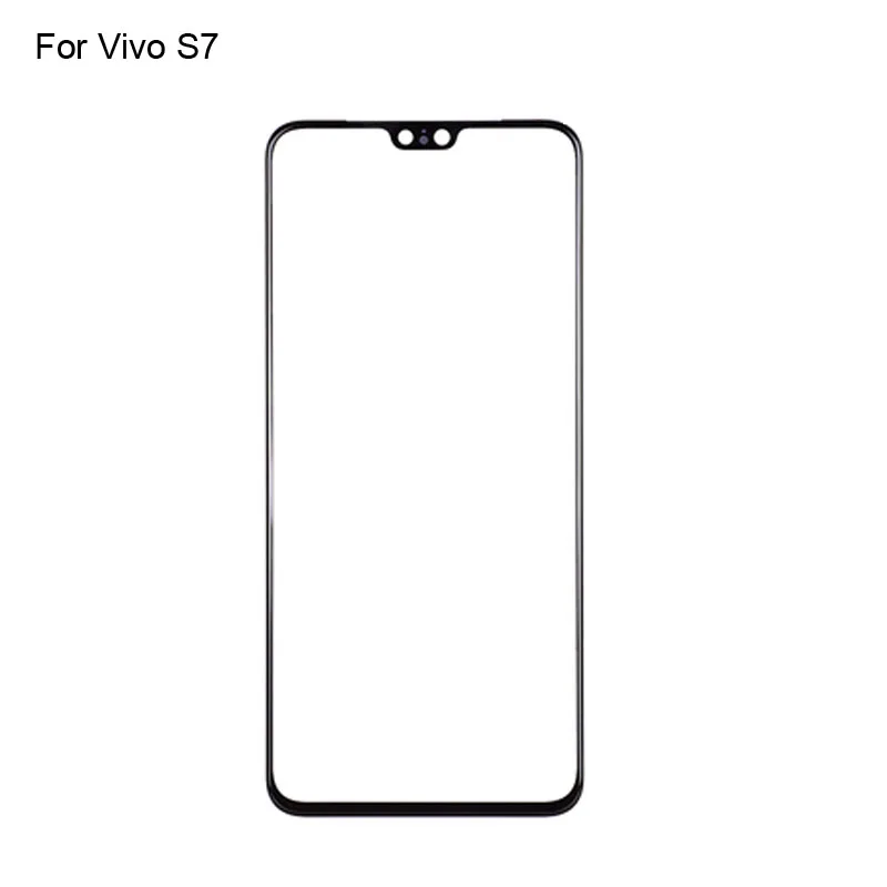 Внешний стеклянный объектив для Vivo S7 2 шт. S 7 V2020CA сенсорный экран внешний чехол