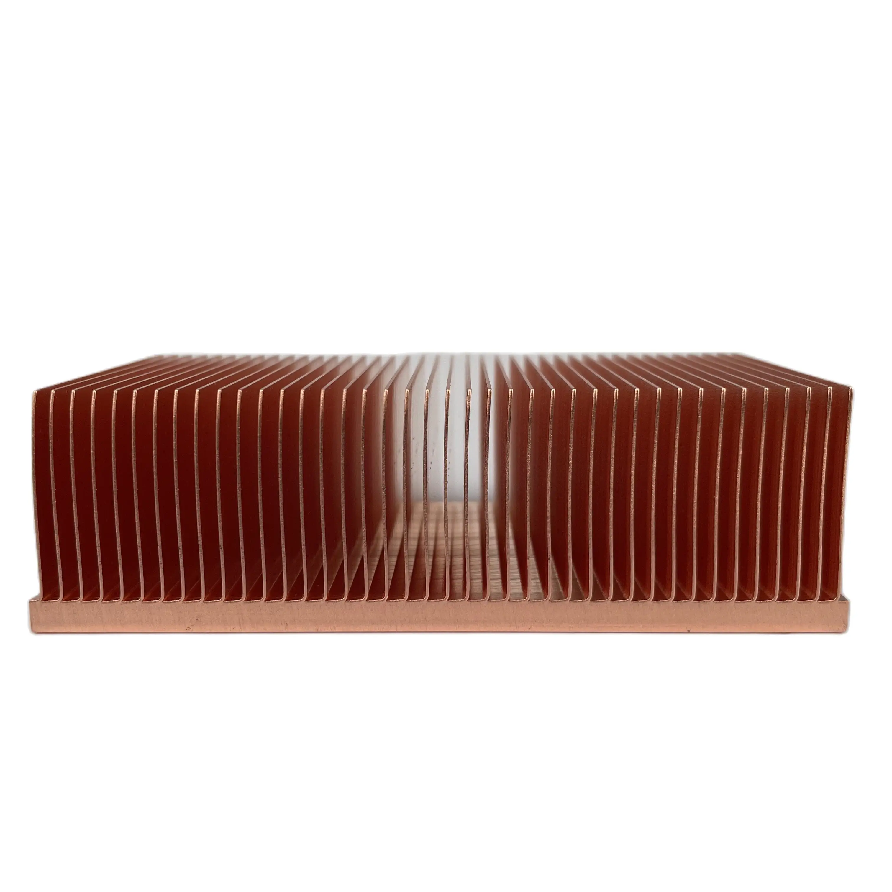 Dissipador de Calor da Aleta Skiving do Radiador do Cobre Puro para Impressoras Eletrônicas do Laser da Microplaqueta Refrigerando o Refrigerador 100x50x30 mm - Imagem 3