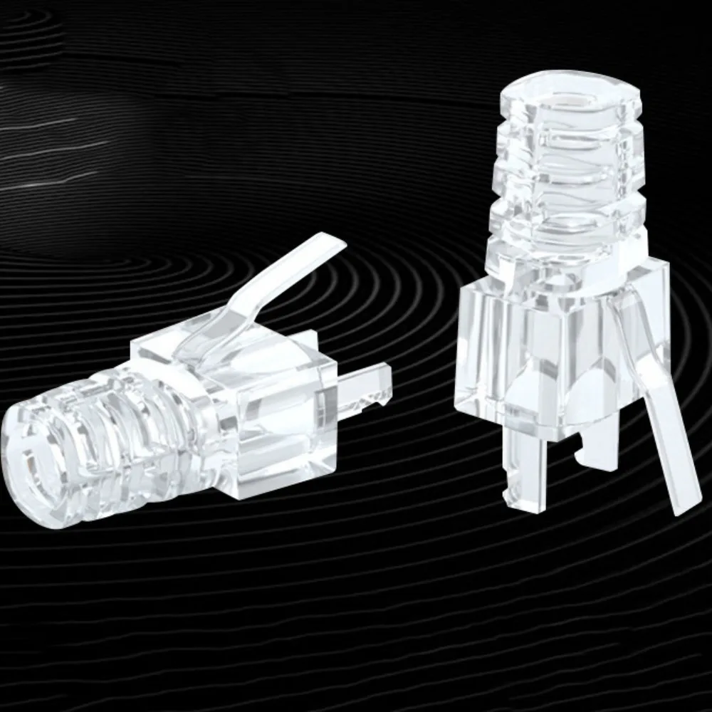 

20 шт. прозрачный разъем RJ45 CAT6 для предотвращения натяжения для стандартного кабеля Ethernet CAT6 крышка разъема кабеля LAN