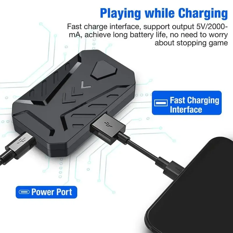 Mouse and Keyboard Converter Adapter Portable Mobile Gaming Keyboard Mouse Converter Adapter MIX PRO / MIX LITE Device Tablet Density Shooting mouse and keyboard converter adapter