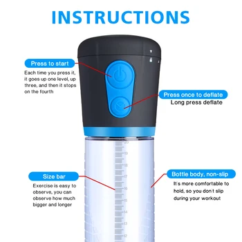 Electric Penis Vacuum Pump Extender For Men Intimate Male Masturbator Pennis Increase Enlarger Tool Penise Enlargement Sex Toys 4