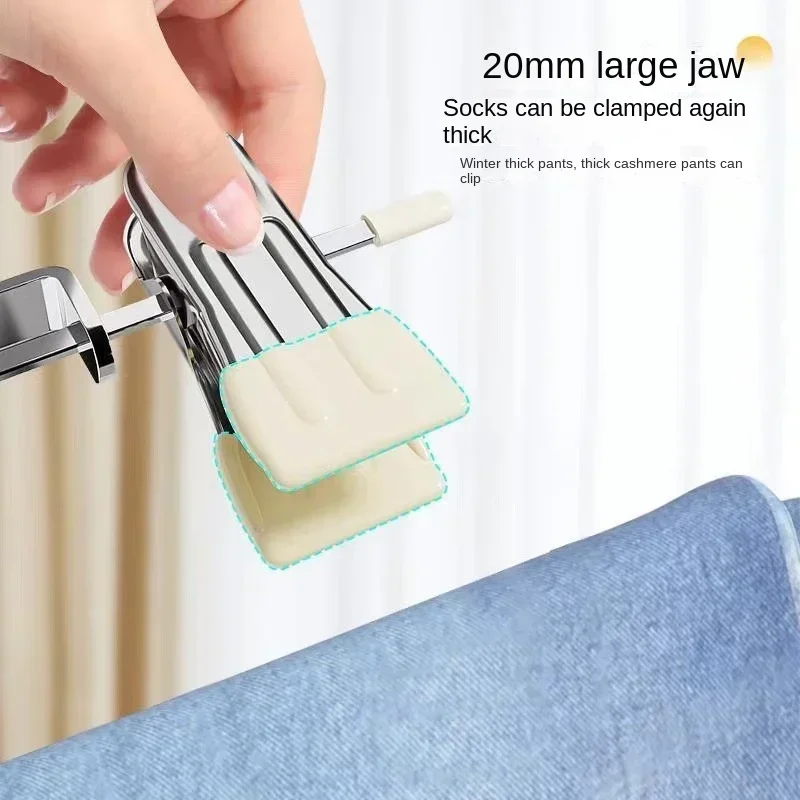 10/20/30PCS Hanger Clothes Multifunctional Clip Organizer Traceless Hat Clip Clothespin Laundry Storage Organization Home Garden