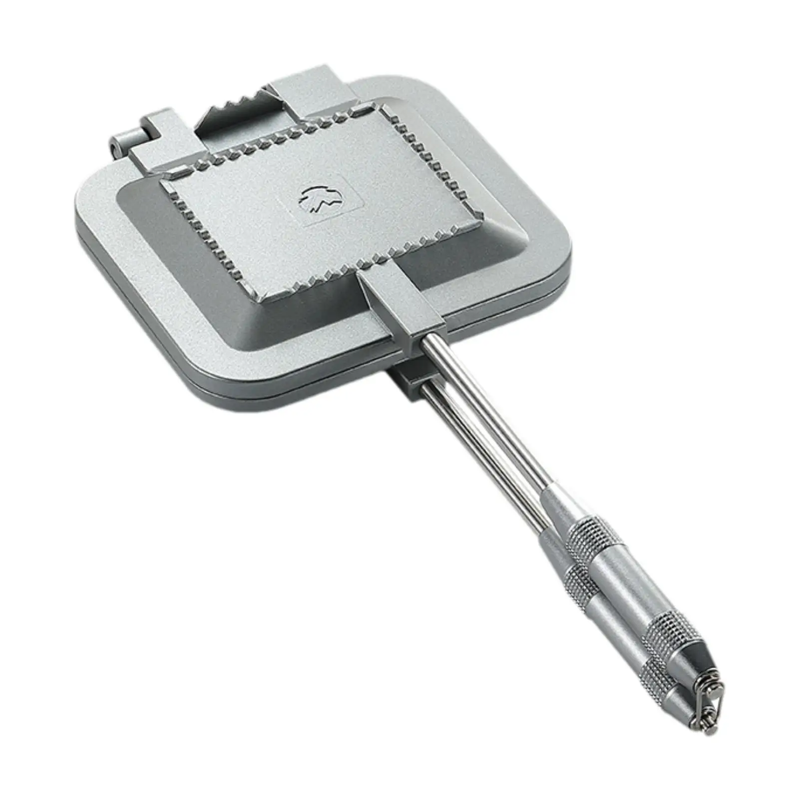 Sandwich Maker Grill Aluminum Flip Pan Portable Sandwich Hand Toaster Frying Pan for Outdoor Party Omelets Pancakes Frittatas 2