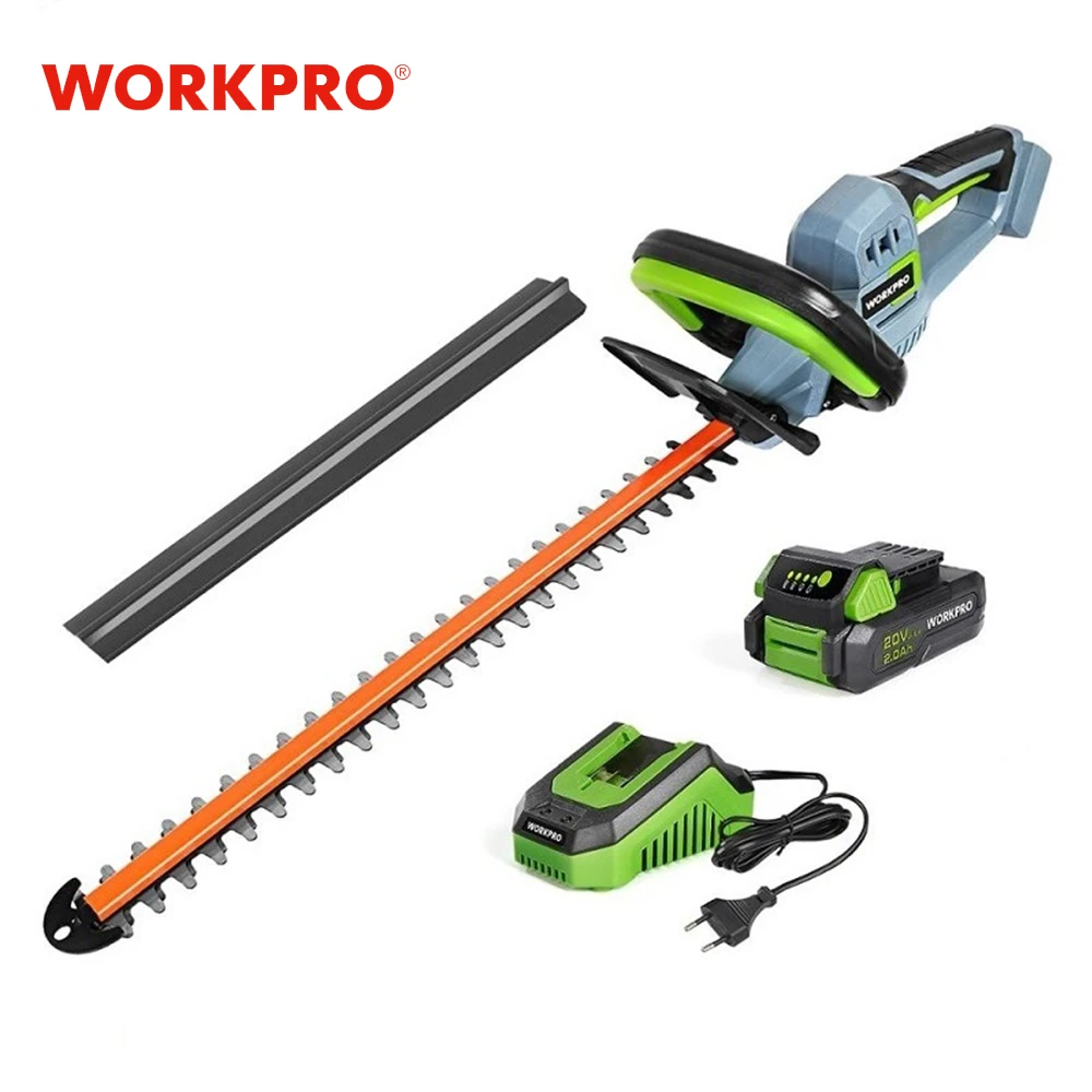 Workpro 20v Cordless Hedge Trimmer Electric Household Trimmer Pruning