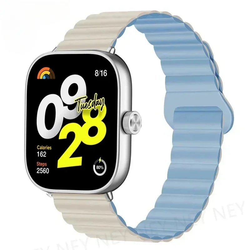 Magnetic Silicone Sport Wristband Bracelet - Universal Smartwatch Accessory