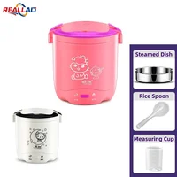 1.2L électrique Mini cuiseur à riz plus chaud isolation automatique Portable Multicuiseur ménage cuiseurs à riz Portable boîte à déjeuner bureau 1