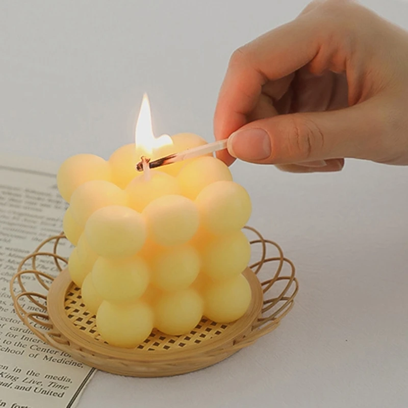 Unique Scented Bubble Cube Candles Soy Wax Aesthetic Aromatherapy Candle -  China Scented Candles and Bubble Cube Candles price