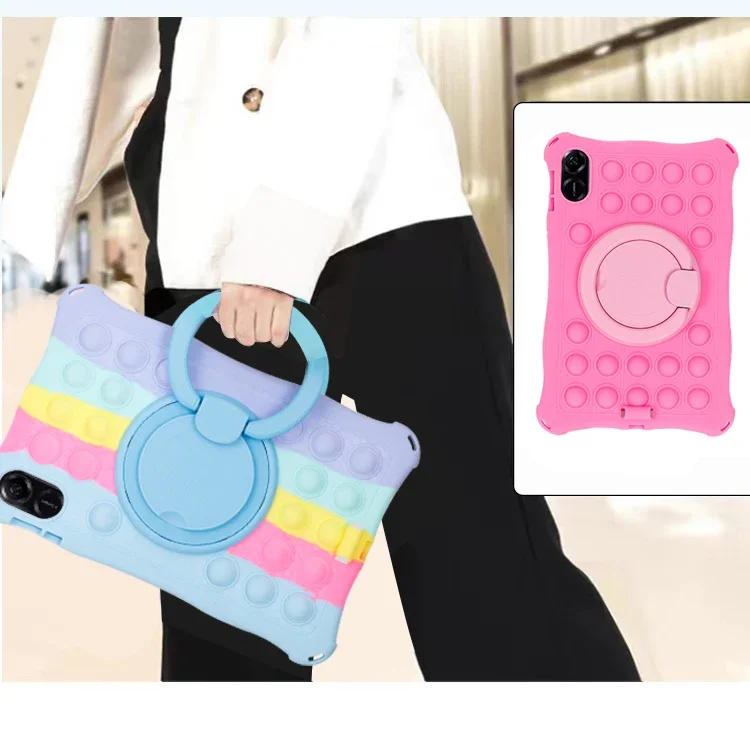 Capa de Silicone Macio para Huawei Honor Pad x9 11 5x8 Pro 11.5 2023 Eln-w09 L09 Suporte do Tablet com Alça de Ombro - Imagem 5