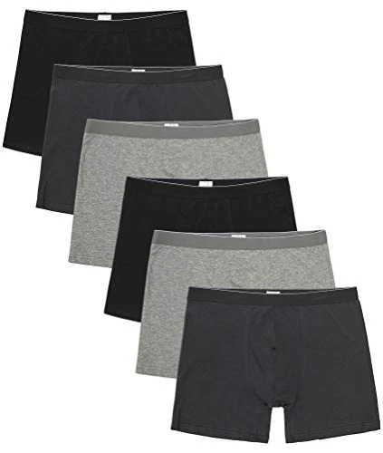 Calzoncillos boxer algodón goma suave estilo clásico (Pack de 4)