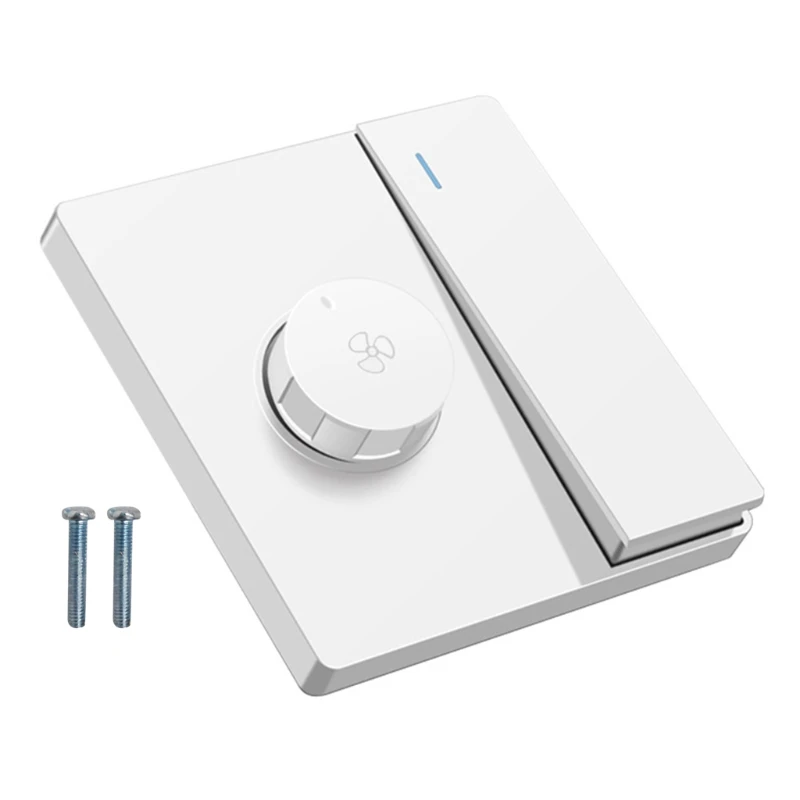 

Variable Speed Control for Most Electric Fans Speed Adjuster Replacement, White Dropship