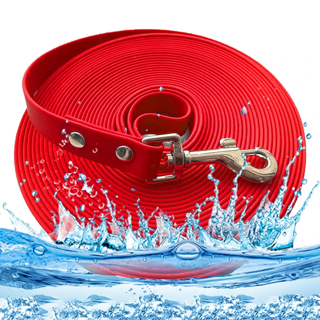 Waterproof Dog Leash Long Pvc Pet Leashes Easy To Clean Rope for Small Medium Large Big Dogs Walking Traning Lead 3m 5m10m 15m Waterproof Dog Leash Long Pvc Pet Leashes Easy To Clean Rope for Small Medium Large Big Dogs Walking Traning Lead 3m 5m10m 15m