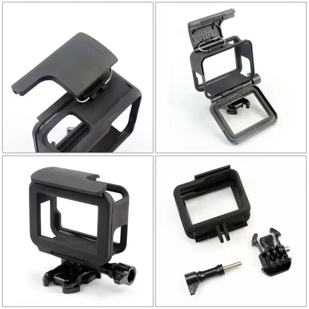 Custodia Protettiva Per Cornice Per Gopro Hero 7 6 5 Black Action Camera Border Cover Camcorder Housing Mount Accessorio Per Fotocamera