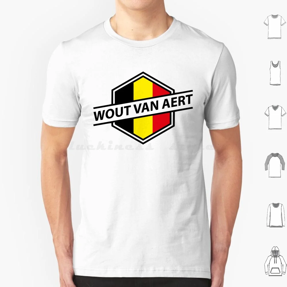 Wout Van Aert T T Shirt Big Size 100% Cotone Wout Van Aert Ciclismo Bike Van Aert Van Der Poel Ciclista Wow Van Aert Bike Design