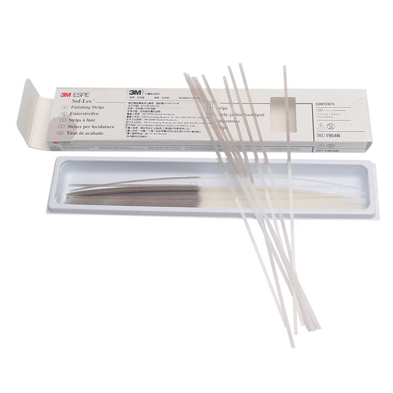 Strisce Dentali Sof-Lex 3M ESPE 1954 - Per Finitura E Lucidatura Grossolana/Media, Confezione Da 150