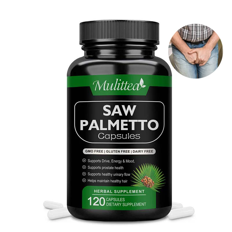 Saw Palmetto Supplement Promote Prostate Health Support Bladder Less Urination Prevents Hair Loss