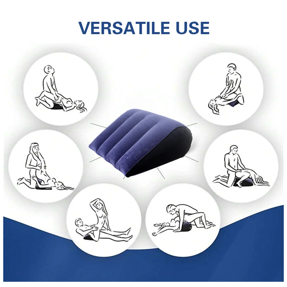 Sex toys Inflatable Wedge Pillow Love Intercourse Cushion 18 Adult Sexuality Position Couple Body Support Cushion Air Triangular Pillow