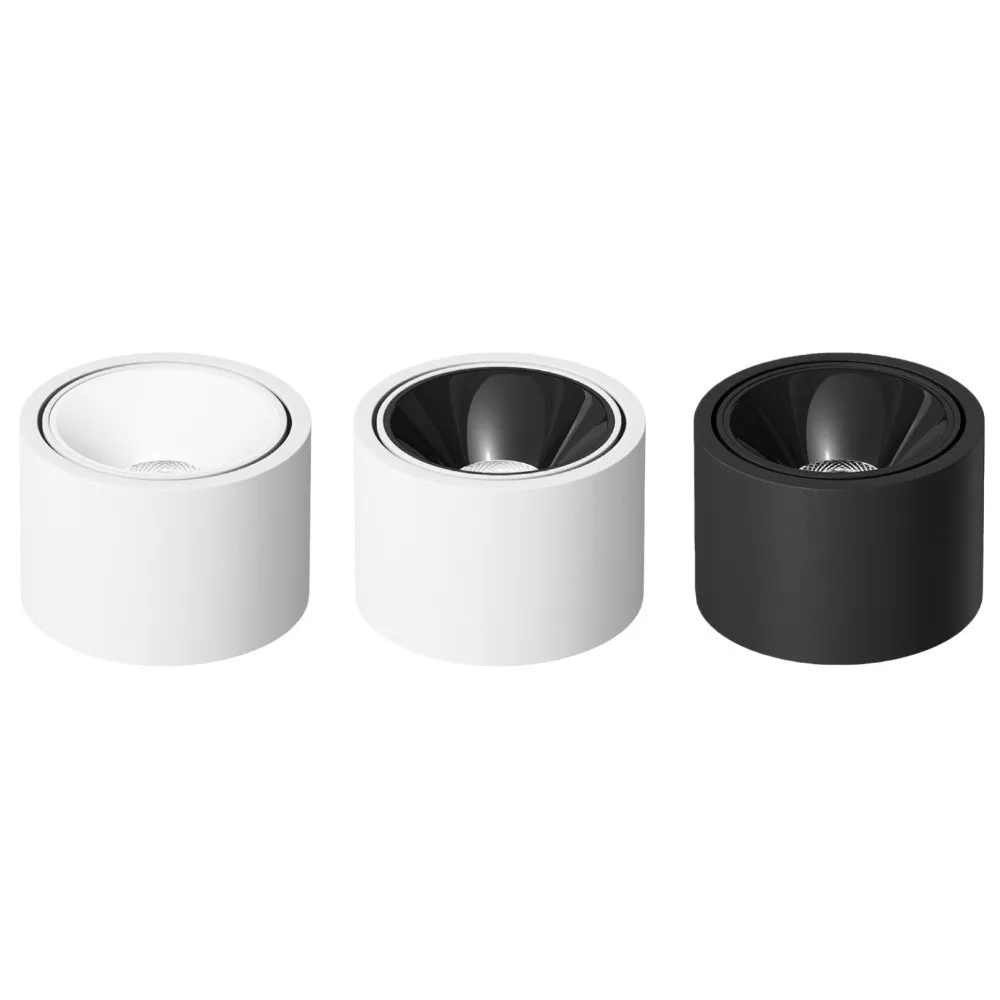 Adjustable Angle 7W Led Spotlight Surface Mounted Anti-glare Ceiling Spot Light Energy Saving Dimmable Downlight Gallery