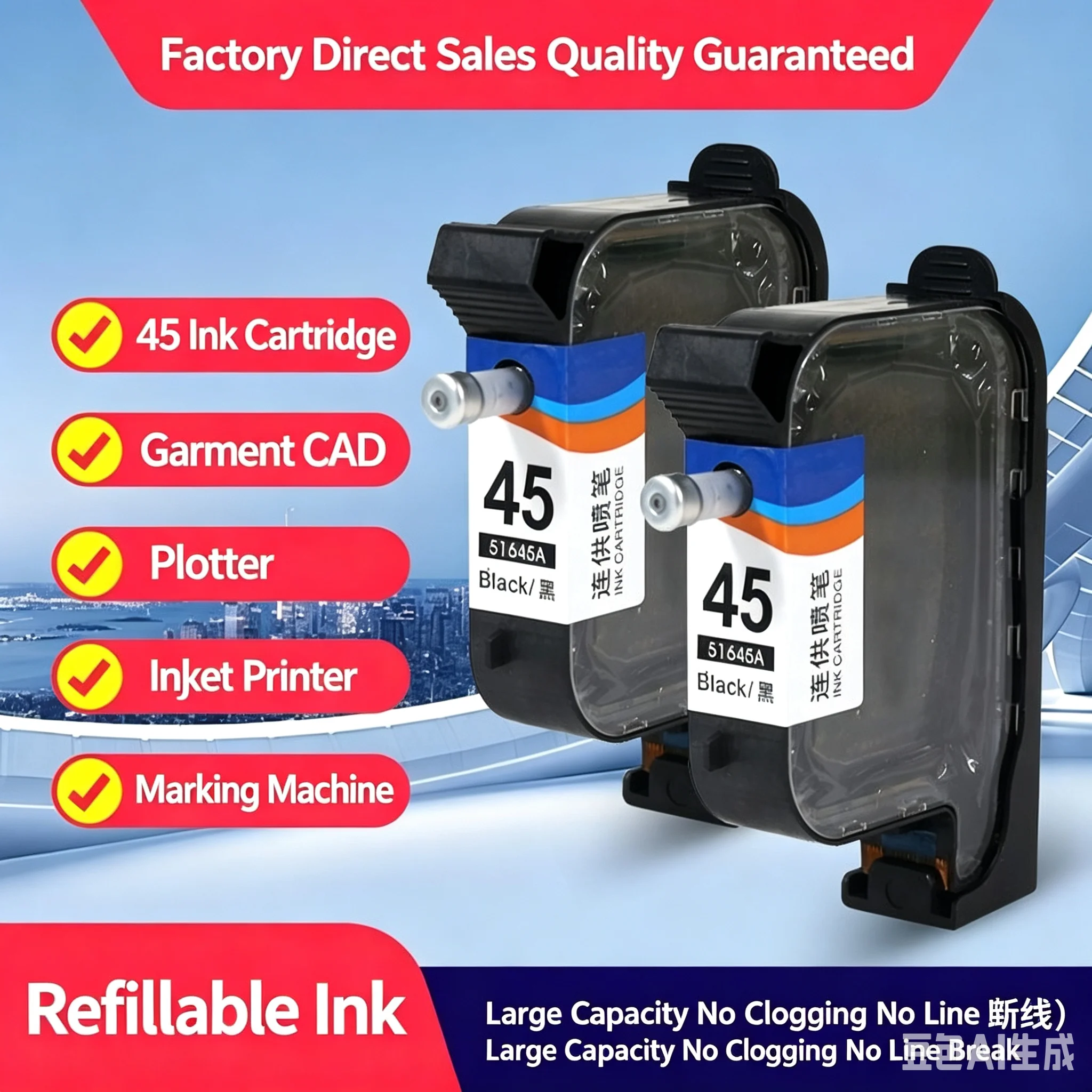 Eco-Friendly Refillable Ink Cartridges