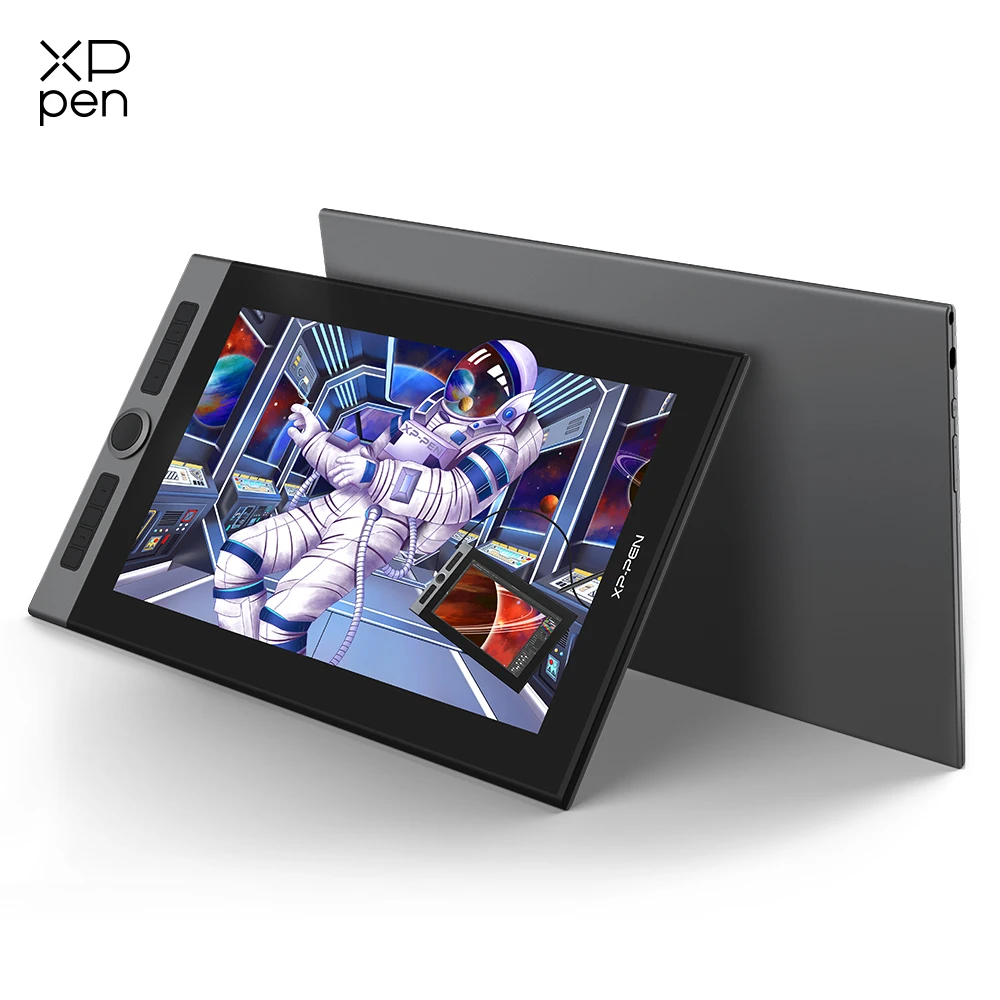 XPPen Artist Pro 16 15.6 Inch Graphic Tablet Monitor with 8 Shortcut Keys 1  Wheel 133% sRGB Drawing Display for Windows Mac
