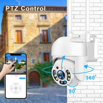 2MP 1080P Ycc365 Plus APP Full Color Wireless PTZ IP Dome Camera AI Humanoid Detection Home Security CCTV Baby Monitor 1