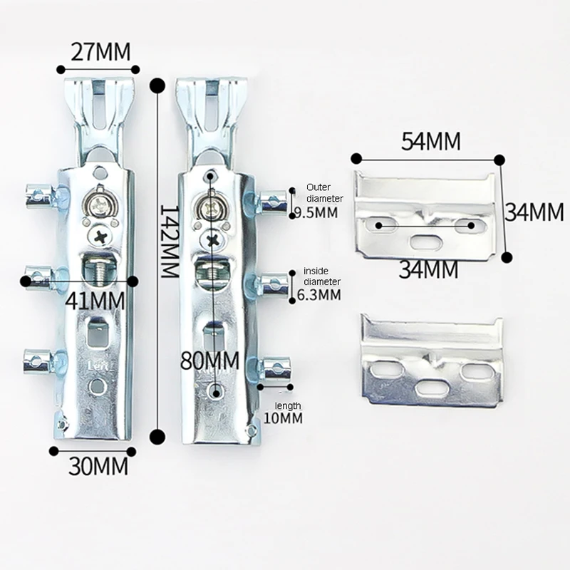 Cabinet Suspension Connector 2 PCS Cabinet Hanging Code Heavy Metal Hidden Hanging Code Kitchen Cabinet Hardware Parts
