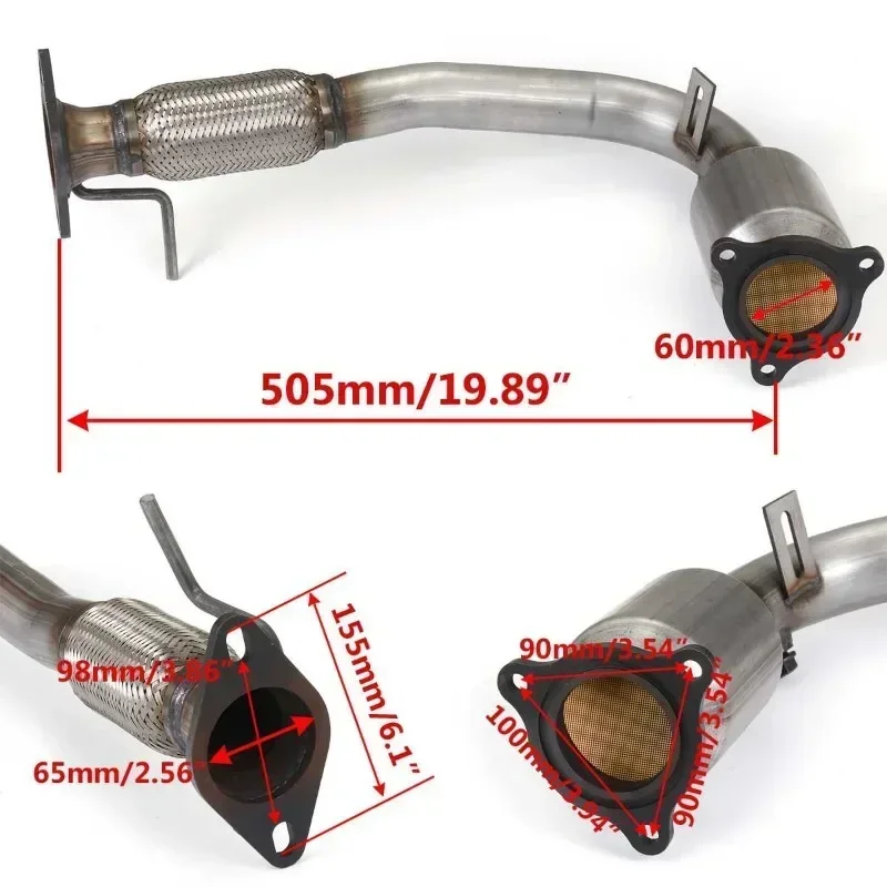 Catalytic Converter For Chevrolet Equinox 2.4L 2010-2014 Captiva Sport 2.4L 2012-2015 For GMC Terrain catalytic converter