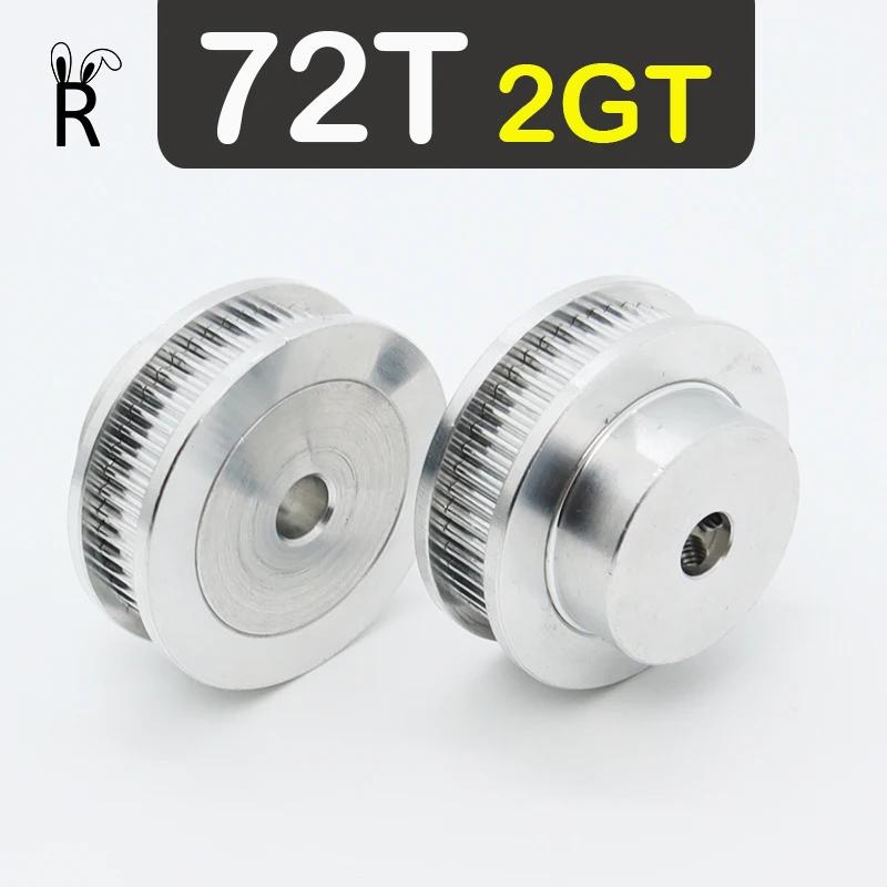 72Teeth GT2 Timing Pulley Bore 5/6/7-17/19/20mm 3D Printer Parts Pulley Belt Width 6/10mm Synchronous Wheels 2GT 72T Belt Pulley