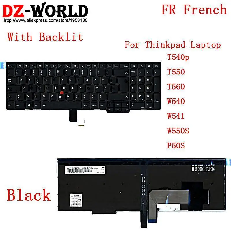 Lenovo Thinkpad P50S, T560, W540, T540P, W541,