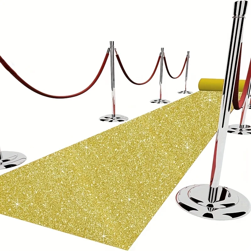 Super beautiful glitter carpets can be used for a variety of occasions, indoor and outdoor holiday carpets, wedding carpet decor