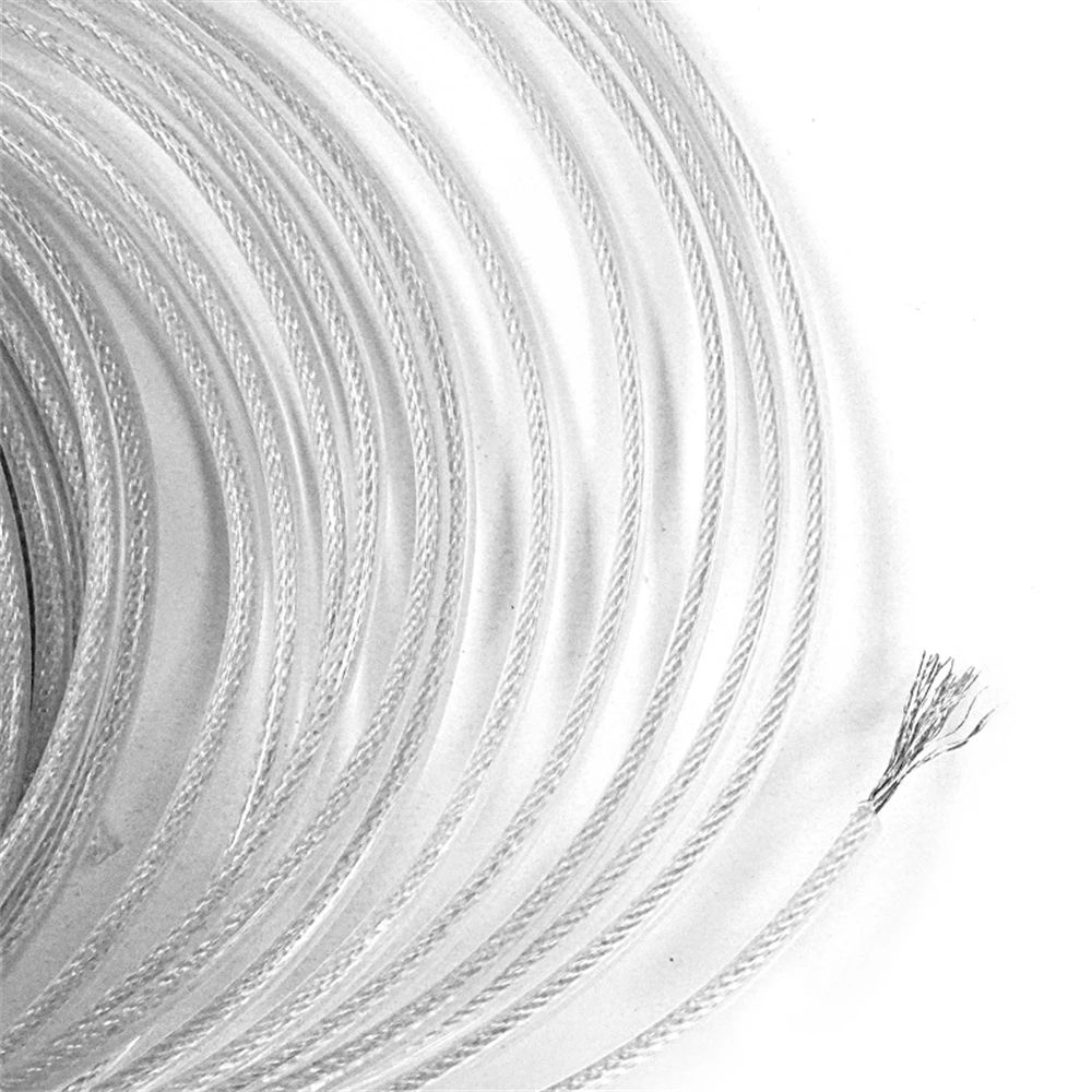 3mm*15m Steel Wire Nylon Grass Trimmer Line Round Brushcutter Trimmer Rope Lawn Mower Replacement Garden Back Yard Tools 4